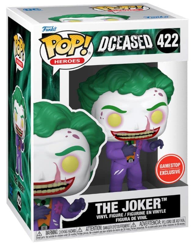 Funko pop Dceased Joker (Non-Bloody) 422 Vinyl Figure GameStop
